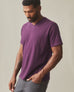Men's Premium Slub V-Neck Tee - Italian Plum